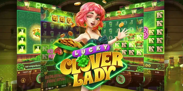 Desain-&-Tema-Slot-Lucky-Clover-Lady